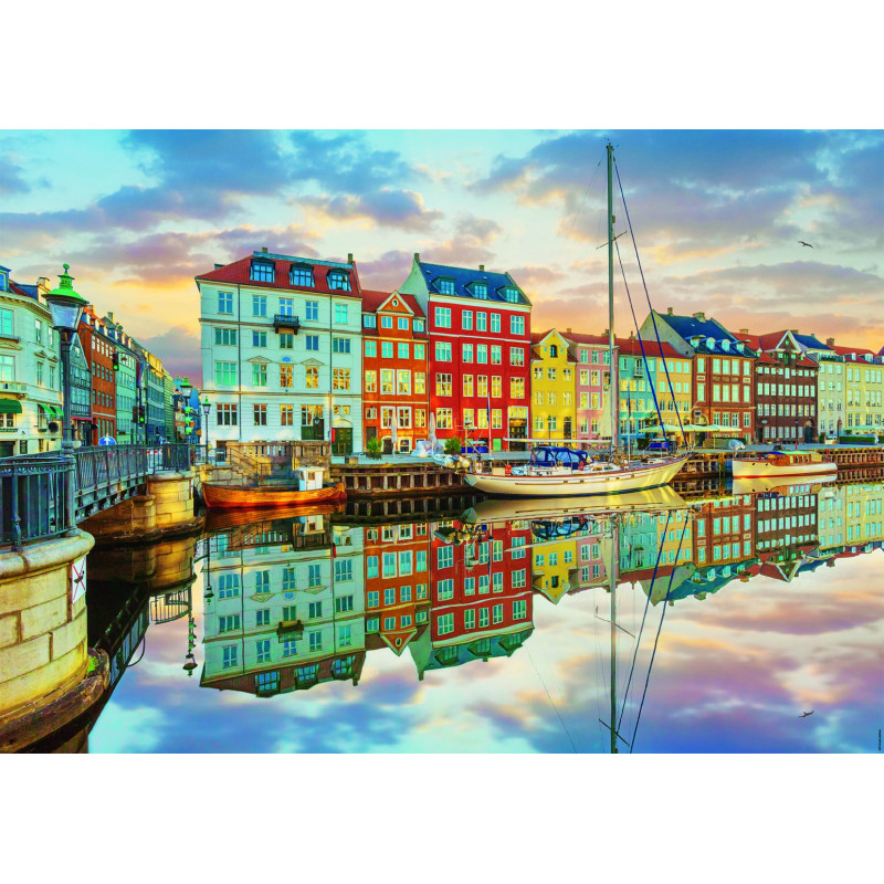 Dėlionė (puzzle) 2000 PORT of COPENHAGEN 14-99metų Dėlionė (puzzle) 2000 PORT of COPENHAGEN 14-99metų