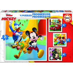 4 dėlionės (puzzle) 12+16+20+25 JUNIOR MICKEY 3-5metų 4 dėlionės (puzzle) 12+16+20+25 JUNIOR MICKEY 3-5metų
