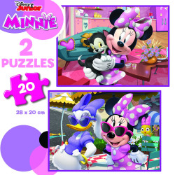 2 dėlionės (puzzle) 2x20 JUNIOR MINNIE 3-5metų 2 dėlionės (puzzle) 2x20 JUNIOR MINNIE 3-5metų