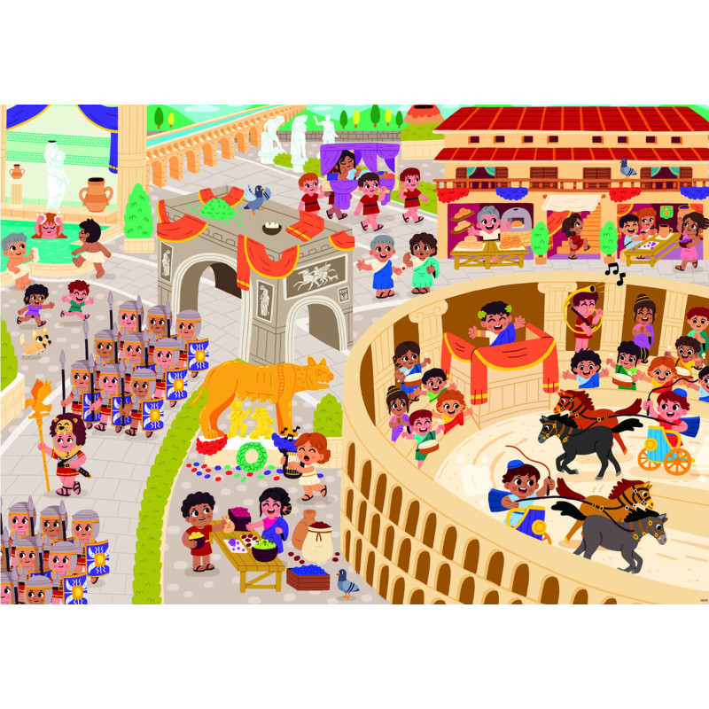 Dėlionė (puzzle) 300 ANCIENT ROMA 8-11metų Dėlionė (puzzle) 300 ANCIENT ROMA 8-11metų
