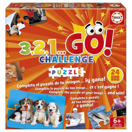Žaidimas 3,2,1...GO! CHALLENGE PUZZLE 6-99metų