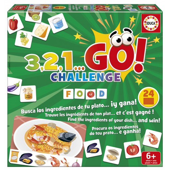 Žaidimas 3,2,1...GO! CHALLENGE FOOD 6-99metų