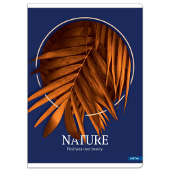 Sąsiuvinis A5 52lap 70g lin NATURE