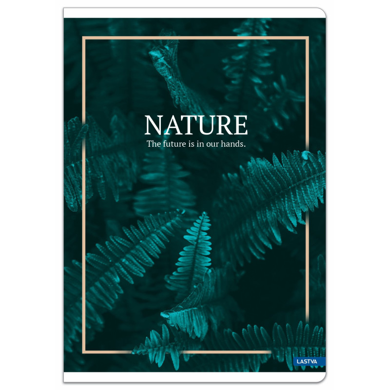 Sąsiuvinis A5 52lap 70g lin NATURE