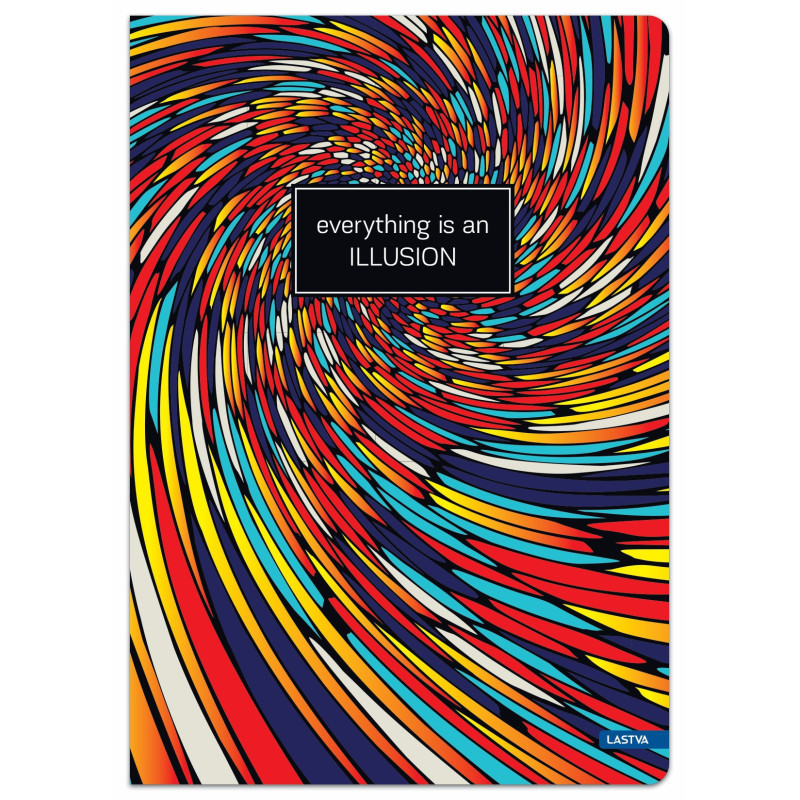 Sąsiuvinis A4 96lap 70g lang ILLUSION Sąsiuvinis A4 96lap 70g lang ILLUSION