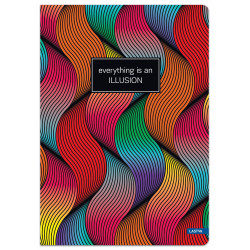 Sąsiuvinis A4 96lap 70g lin ILLUSION Sąsiuvinis A4 96lap 70g lin ILLUSION