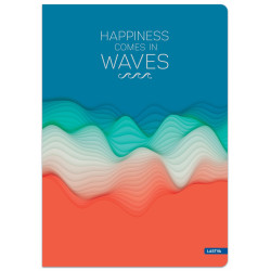 Knyga A4 96lap 70g lang WAVES