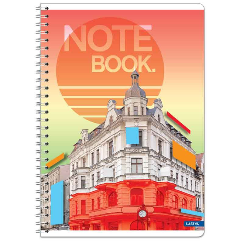 Sąsiuvinis su spirale A5 60lap 70g lang CITY