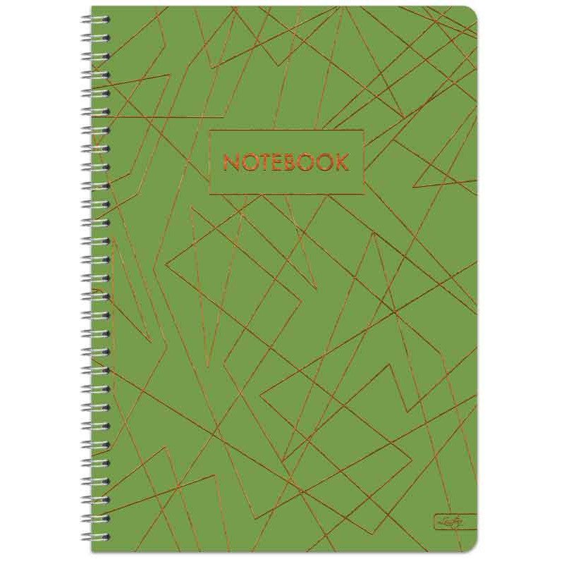 Sąsiuvinis su spirale B5 100lap 70g lin BRONZE