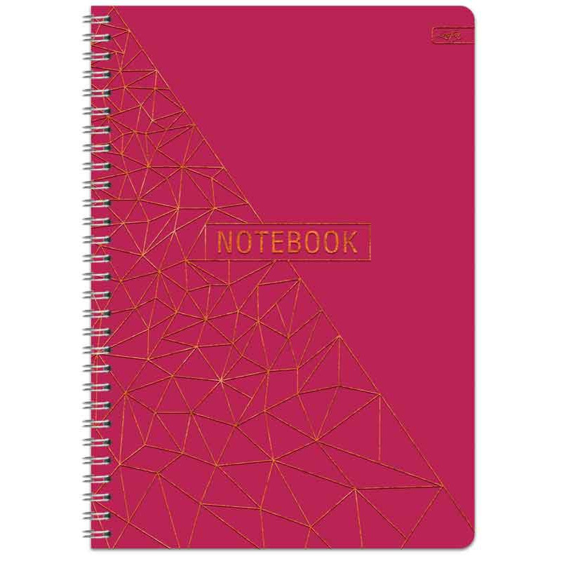 Sąsiuvinis su spirale B5 100lap 70g lin BRONZE