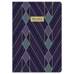 Knyga A5 104lap 80g lin VIOLET Diary