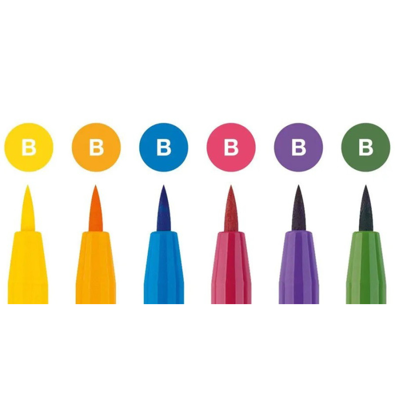 Rašiklių rink. PITT Artist pens basic FC 6vnt., įv.sp. Rašiklių rink. PITT Artist pens basic FC 6vnt., įv.sp.