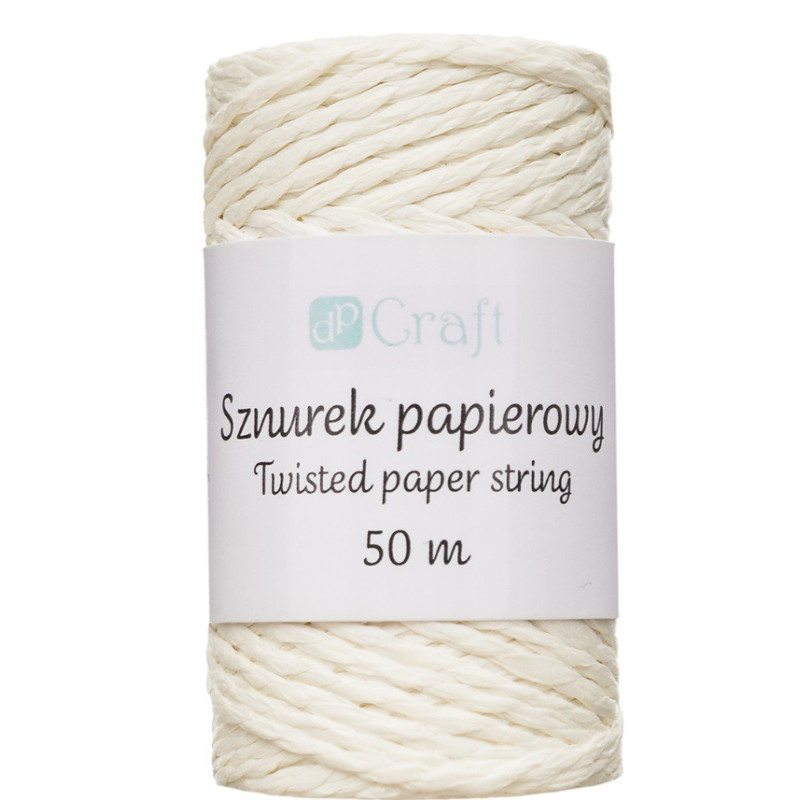 Virvutė popierinė 50m ecru