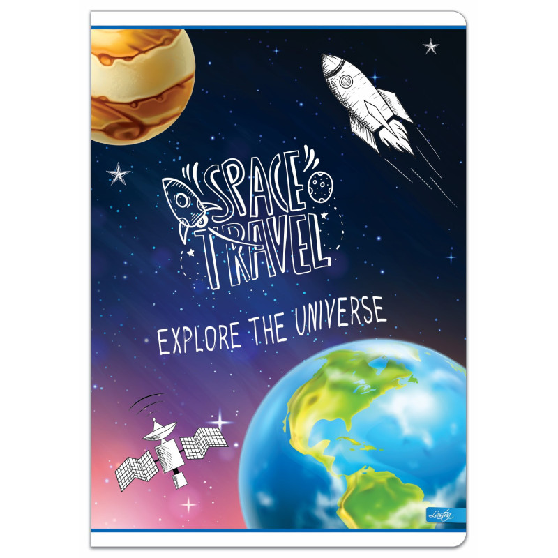 Sąsiuvinis(platus) A5 24lap 80g lin SPACE
