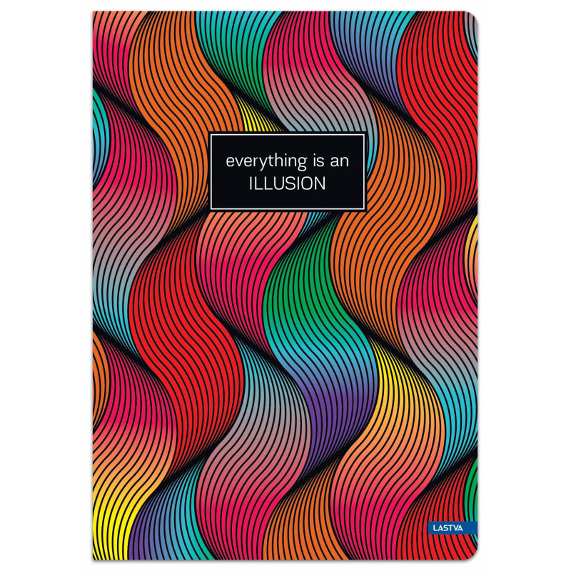 Sąsiuvinis(platus) A5 48lap 80g lin ILLUSION
