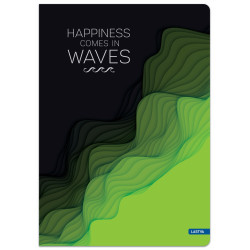 Sąsiuvinis(platus) A5 60lap 80g lin WAVES