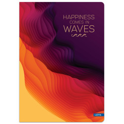 Sąsiuvinis(platus) A5 60lap 80g lin WAVES