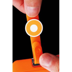 Dirželis PVC 31249 oranžinis Dirželis PVC 31249 oranžinis