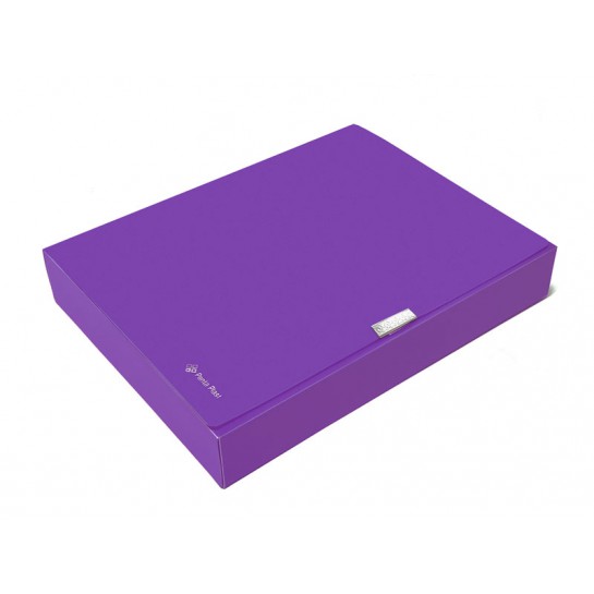 Aplankas-dėžutė A4 55mm violetinis