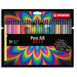 Flomasteriai PEN 68 ARTY 24sp.+6neon