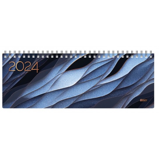 Kalendorius stalinis MEMO CARD indigo