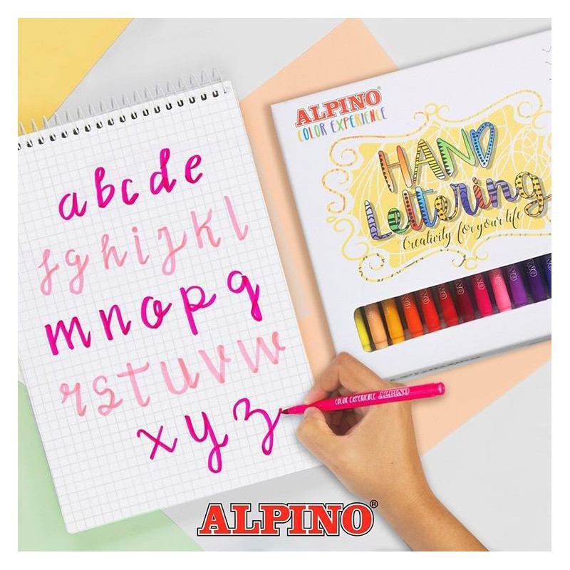 Rinkinys kūrybai ALPINO Color experience hand lettering Rinkinys kūrybai ALPINO Color experience hand lettering