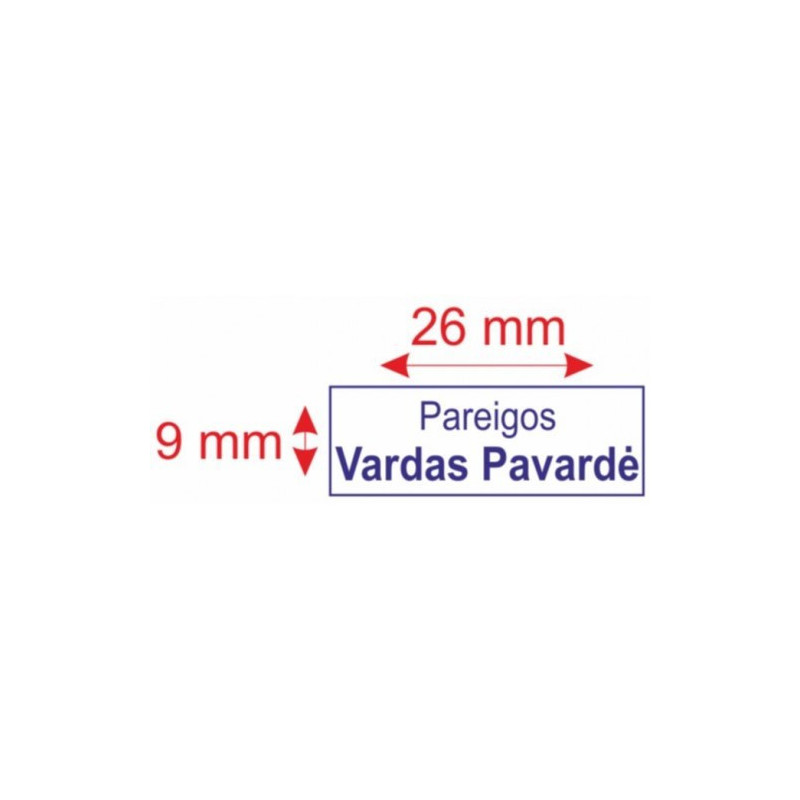 Antspaudas su užrašu T4910