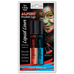 Veido dažai ALPINO Liquid liner blue+red