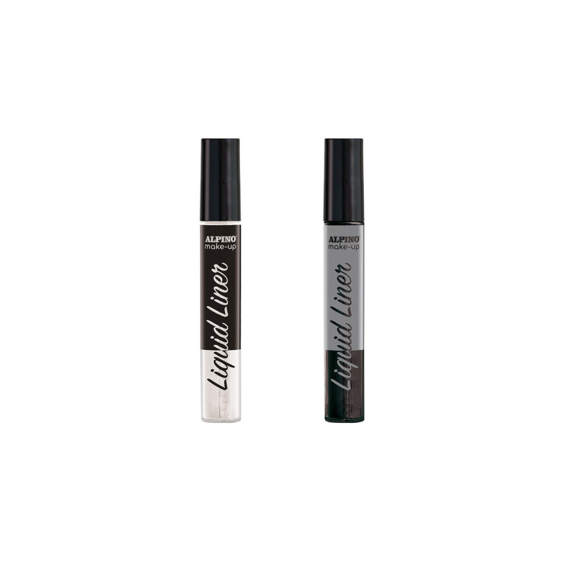 Veido dažai ALPINO Liquid liner white+black Veido dažai ALPINO Liquid liner white+black