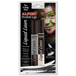 Veido dažai ALPINO Liquid liner white+black