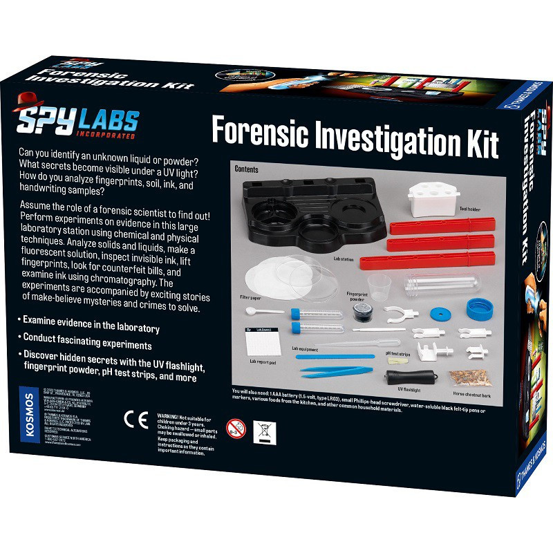 Lavinamasis rinkinys FORENSIC INVESTIGATION KIT INT 8+ Lavinamasis rinkinys FORENSIC INVESTIGATION KIT INT 8+