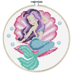 Siuvinėjimo kryželiu rinkinys MERMAID DREAMS 15x0