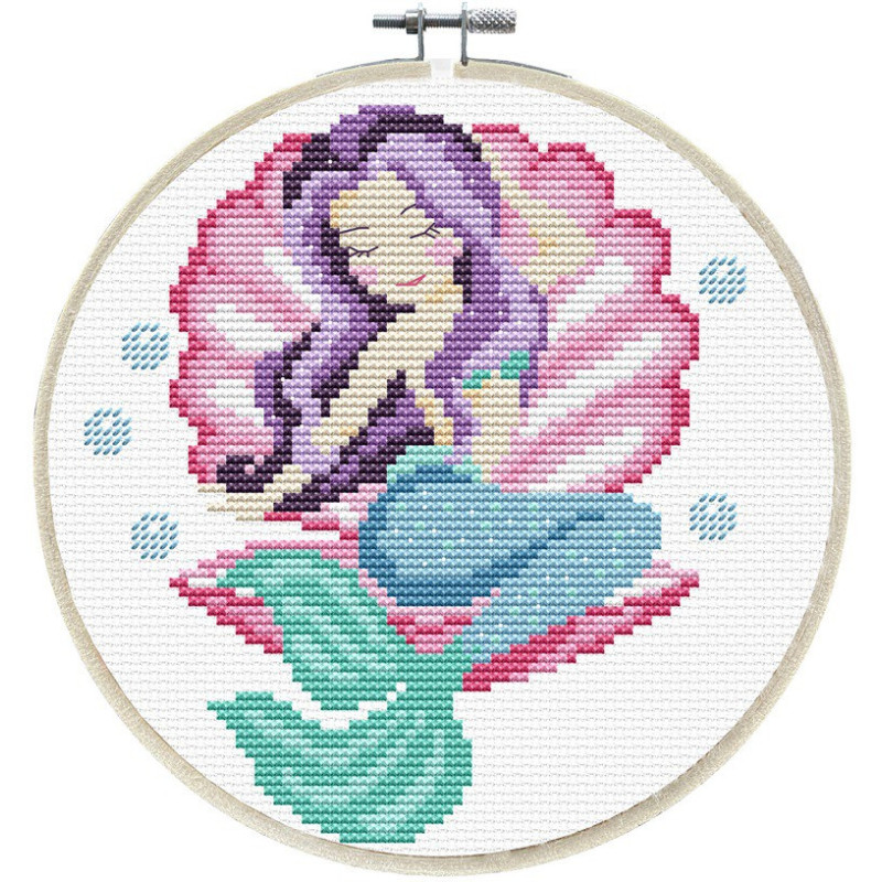 Siuvinėjimo kryželiu rinkinys MERMAID DREAMS 15x0 Siuvinėjimo kryželiu rinkinys MERMAID DREAMS 15x0