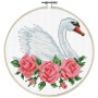 Siuvinėjimo kryželiu rinkinys ROSE SWAN 15x0