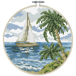Siuvinėjimo kryželiu rinkinys SAILING AWY 15x0