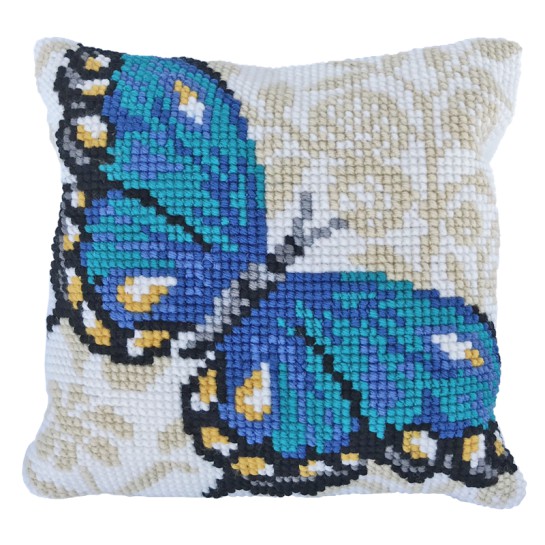 Siuvinėjimo rinkinys BLUE BUTTERFLY 40x40