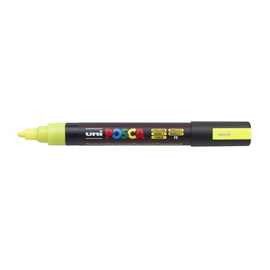 Markeris POSCA PC-5M Nr.3 ryškiai geltonas