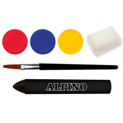 Makiažo rinkinys ALPINO Superhero Aqua make-up 3sp Makiažo rinkinys ALPINO Superhero Aqua make-up 3sp