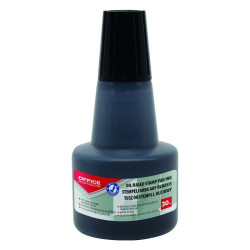 Tušas metaliniams antspaudams aliejiniu pagrindu 30ml juodas