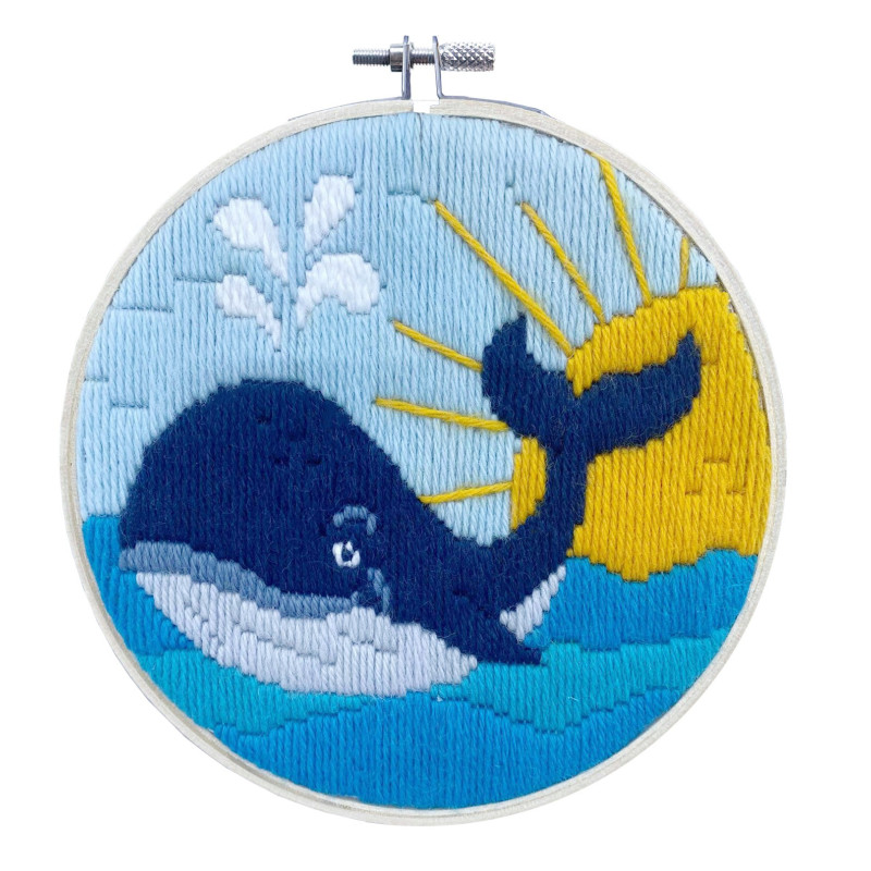 Siuvinėjimo rinkinys WHALE SONG 15,20x15,20 Siuvinėjimo rinkinys WHALE SONG 15,20x15,20