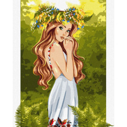 Tapyba pagal skaičius: MIŠKO SARGĖTOJA krizhanskaya 40x50 dėžutėje