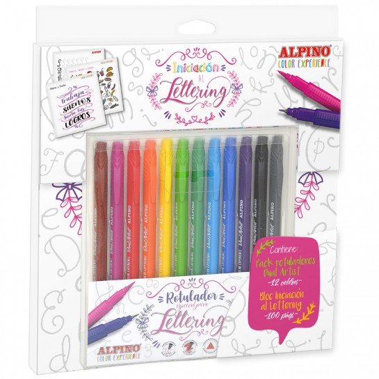 Rinkinys ALPINO Color experience lettering