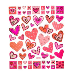 Lipdukai HEARTS 57vnt