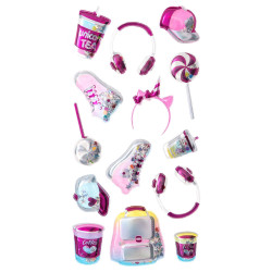 Lipdukai 3D RAUSVI DAIKTAI