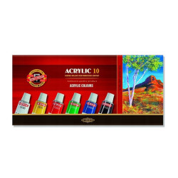 Akriliniai dažai 10x16 ml Koh-I-Noor