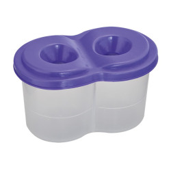 Indelis vandeniui dvigubas violetinis