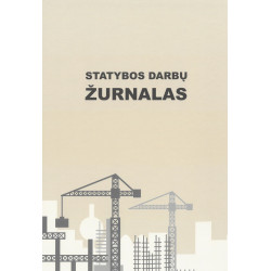 Statybos darbų žurnalas A4