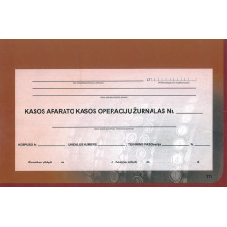 EKA kasos operacijų žurnalas hor.3-jų dalių 73l