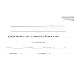 EKA kasos operacijų žurnalas hor.3-jų dalių 73l EKA kasos operacijų žurnalas hor.3-jų dalių 73l