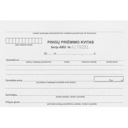 Pinigų priėm.kvitai A5 PPK numeruoti